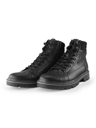 s. Oliver Schnürstiefel Schwarz 233613