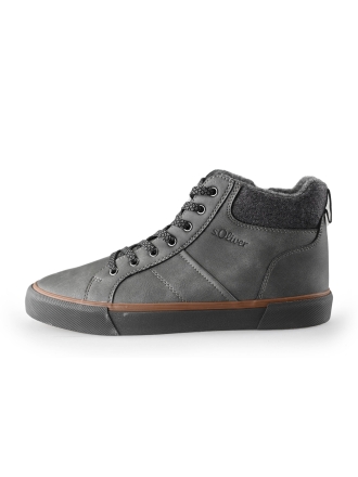 s. Oliver Hohe Sneaker Grau 233655