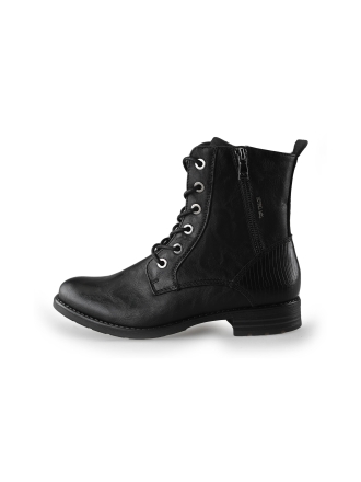 Tom Tailor Schnürstiefel Schwarz 233946
