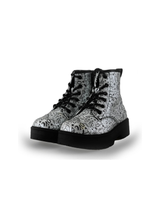 Skechers Schnürstiefel Silber 234081