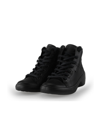 Ecco Hohe Sneaker Schwarz 234113
