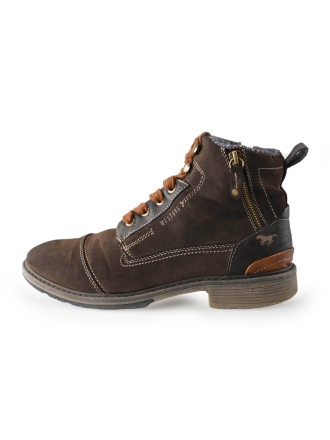 Mustang Schnürstiefel Braun 234336
