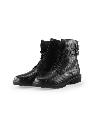 Omoda Schnürstiefel Schwarz 234443