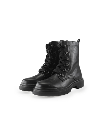 Damerose Schnürstiefel Schwarz 234525