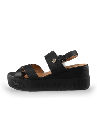 Mustang Sandalen Schwarz 235423