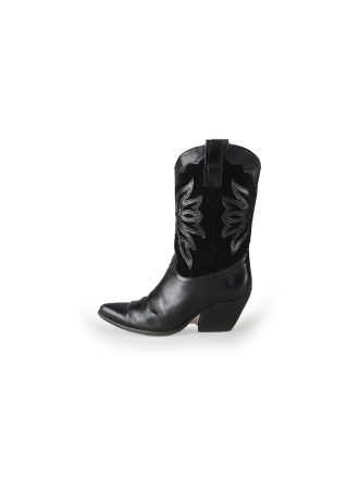 Notre-V Cowboystiefel Schwarz 235497