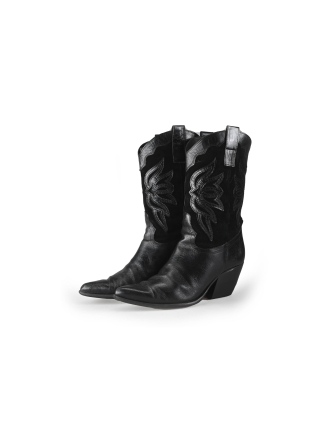Notre-V Cowboystiefel Schwarz 235497