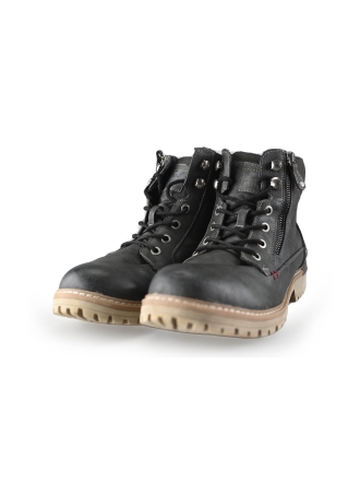 Mustang Schnürstiefel Blau 235507