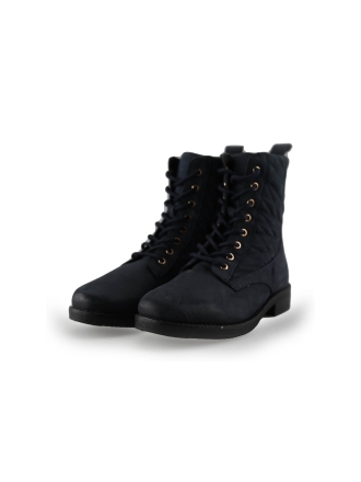 Manfield Schnürstiefel Blau 236193