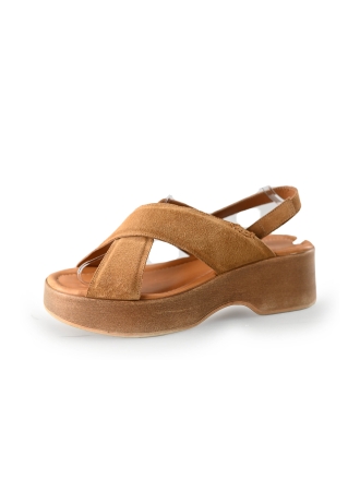 Manfield Sandalen Braun 236294