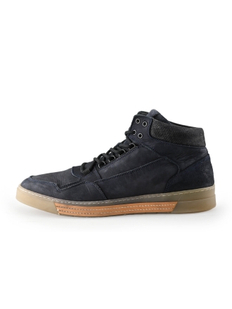 Manfield Hohe Sneaker Blau 236521
