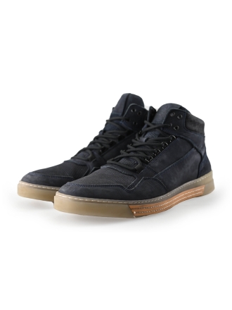 Manfield Hohe Sneaker Blau 236521