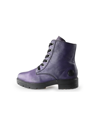 Rieker Schnürstiefel Lila 237216