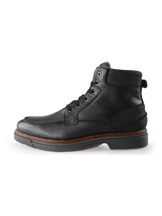 Manfield Schnürstiefel Schwarz 237364