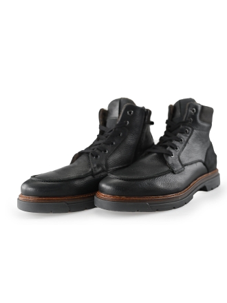 Manfield Schnürstiefel Schwarz 237364