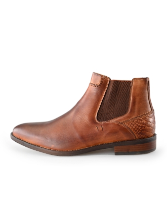 Manfield Chelsea boots Braun 237449