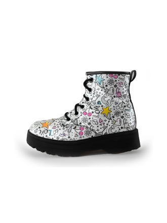 Skechers Schnürstiefel Silber 237817