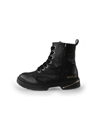 Replay Schnürstiefel Schwarz 237860