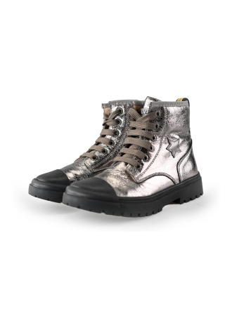 Hoes Schnürstiefel Silber 238042