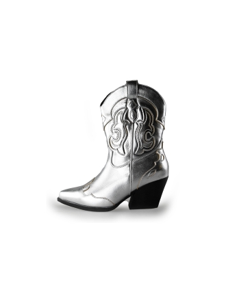 Ann Rocks Cowboystiefel Silber 238671
