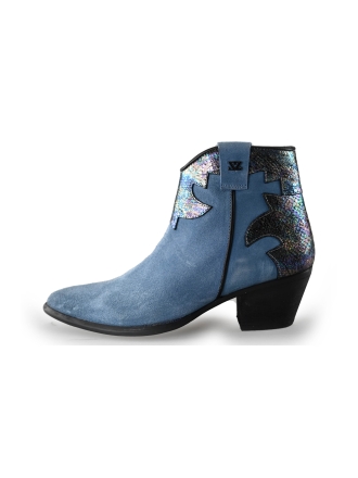 Lazamani Cowboystiefel Blau 238973
