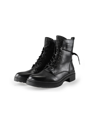 Tamaris Schnürstiefel Schwarz 238982
