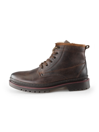 Outfielder Schnürstiefel Braun 239068