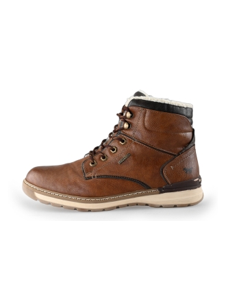 Mustang Schnürstiefel Braun 239084