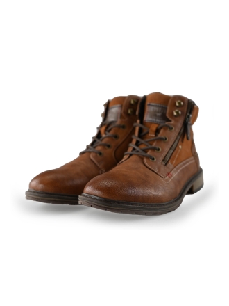 Mustang Schnürstiefel Braun 239088