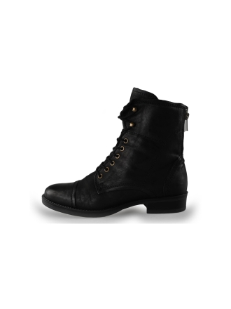 Manfield Schnürstiefel Schwarz 239622
