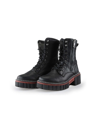 Mustang Schnürstiefel Schwarz 230608