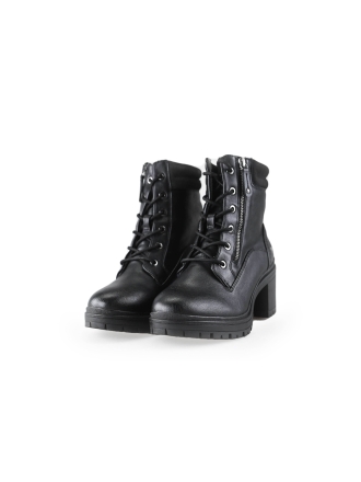 Mustang Schnürstiefel Schwarz 233190