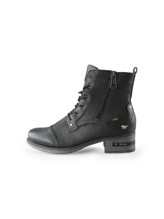 Mustang Schnürstiefel Schwarz 233631
