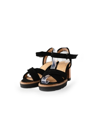 Shabbies Sandalen Schwarz 234141