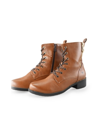 Mustang Schnürstiefel Braun 234765