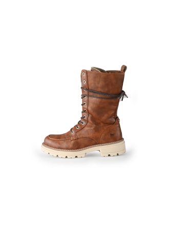 Mustang Schnürstiefel Braun 235085