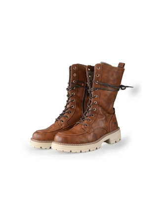 Mustang Schnürstiefel Braun 235085
