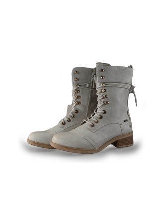 Mustang Schnürstiefel Beige 235134