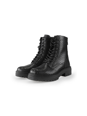 Nelson Schnürstiefel Schwarz 235194