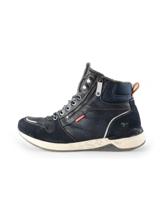Mustang Schnürstiefel Blau 240365