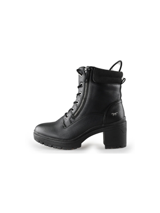 Mustang Schnürstiefel Schwarz 240407