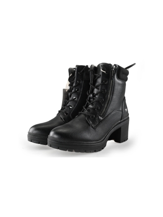 Mustang Schnürstiefel Schwarz 240407
