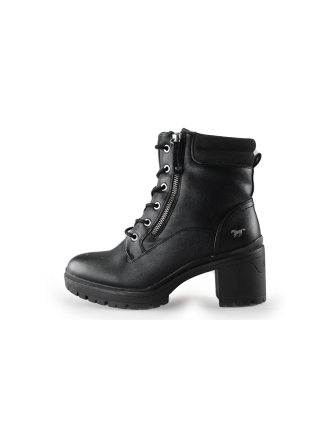 Mustang Schnürstiefel Schwarz 240412