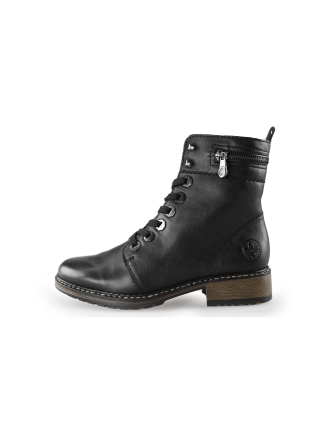 Rieker Schnürstiefel Schwarz 240868