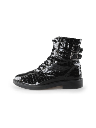 Feyn Schnürstiefel Schwarz 240988