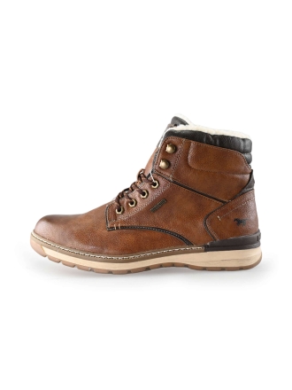 Mustang Schnürstiefel Braun 241323
