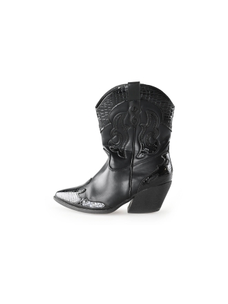 Ann Rocks Cowboystiefel Schwarz 241824