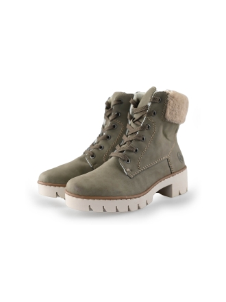 Rieker Schnürstiefel Grün 242208
