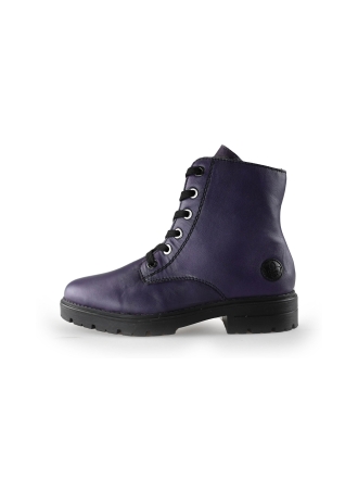 Rieker Schnürstiefel Lila 242438