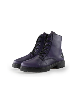 Rieker Schnürstiefel Lila 242438